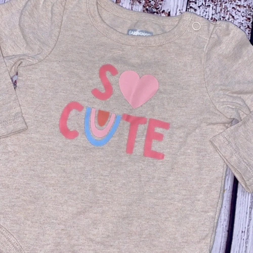 Garanimals so cute rainbow onesie size 0-3 months
